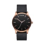 MVMTH Classical Leather Watch In Black