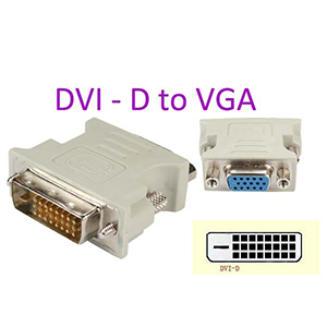 Adaptador Dvi-Vga Dvi-D Dvi-I Dvia