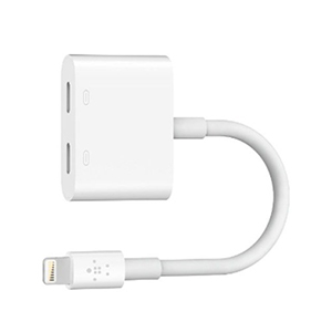 Adaptador Cable Doble Iphone 7 8 X