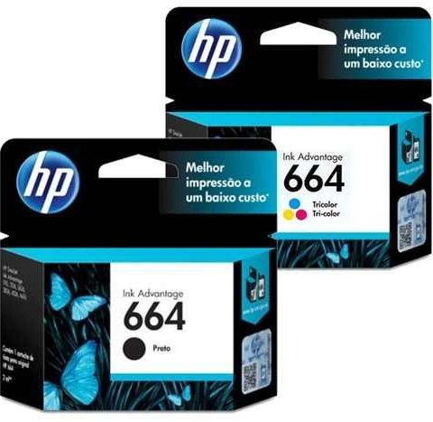 Cartucho Impresora HP 664 Negro