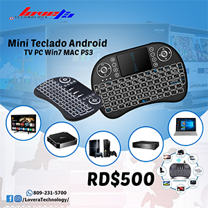 Mini Teclado Inalambrico Touchpad Smart TV