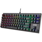 TECLADO MECANICO GAMING CP3 K87 AZUL SWITCHES